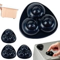 thumbnail image 2 of Self Adhesive Caster Wheels,Mini Swivel Wheels,Appliance Rollers for Kitchen,Mini Swivel Ball Casters,Universal Pulley for Furniture,Storage Bins,Computer Cases,Appliances,1.45X1.45 inch(Z1-Black), 2 of 9