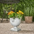 thumbnail image 6 of GDF Studio Andrea Chalice Garden Lightweight Concrete Urn Planter, Antique White, 6 of 6