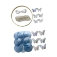 thumbnail image 3 of Kit de campanas de viento de concha DIY, decoración colgante para mujeres y niños, móviles decorativos Azul, 3 of 9
