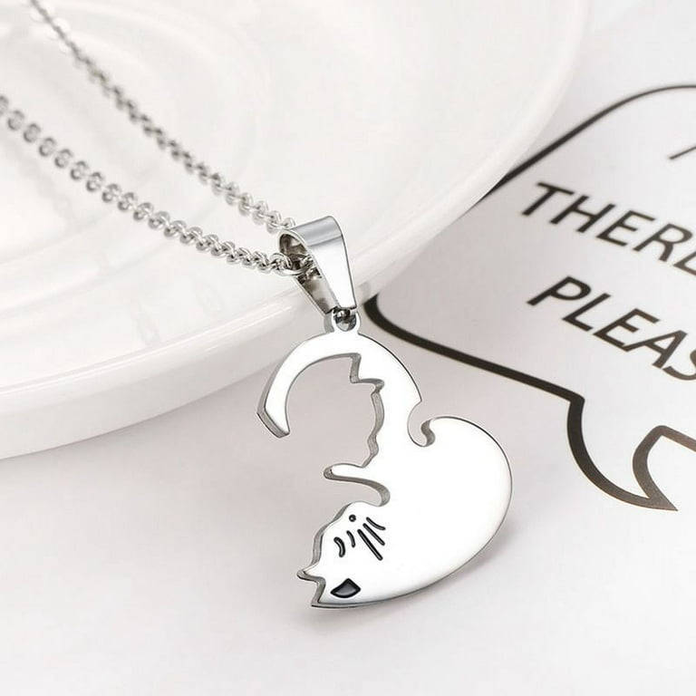 Best Friends Pizza Necklaces, Silver Necklaces Couple Friendship Necklaces  (pack Of 6)