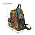 thumbnail image 3 of FORMRS School Backpack with Front Zippered Pocket 12" Student Travel Daypack, Blooming Flowers, 3 of 6
