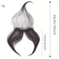 thumbnail image 6 of 100% Human Hair Straight Hair Full Hand Crochet Bangs Wig Universal for Skin Colors, 6 of 7