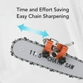 thumbnail image 4 of Chainsaw Sharpener, Wide Compatibility Hand Cranked Aluminum Alloy Standard Design Chain Saw Sharpening Tool Set  For Woodworking, 4 of 8