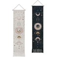 thumbnail image 1 of 2 Pack Moon Tapestry Moon Phase Tapestry Art Bohemian Tapestries Constellation Tapestry, 1 of 4
