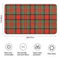 thumbnail image 3 of Red Green Checkerboard Checkered Pattern Bathroom Rugs Mat,Non Slip Microfiber Bathroom Rug,Rubber Backing,Soft Bathroom Mats for Bathroom Floor,Tub and Shower,17x30in(43x75cm), 3 of 5