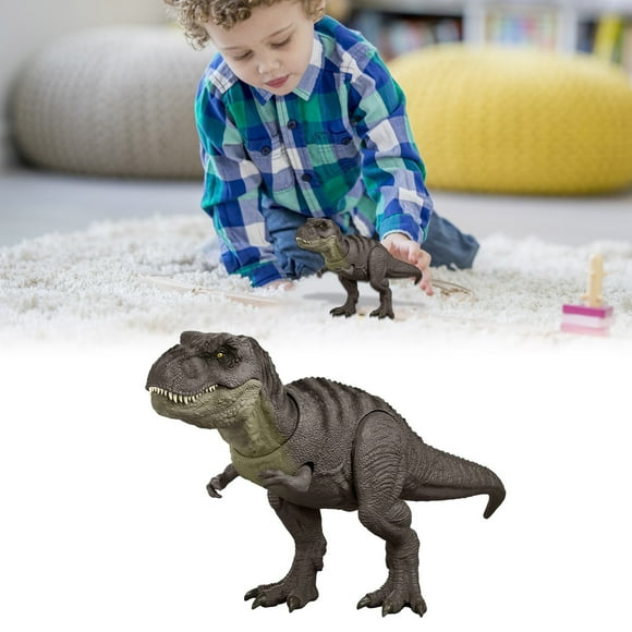 Mattel Jurassic World Rebirth Wild Dinosaur Toy with Tail-Controlled Chomp Multi-Direction Attack & Sound, Posable & Digital Play 6
