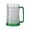 Green, variant on witspace Home Freezer Beer Mugs, Double Wall, Insulated with Liquid Gel Plastic Freezable Glasses, 15 oz Beer Glass for Freezer, Chiller Frosty Cup, Frozen Ice Freezy Mug, Freezer Cups