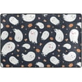 thumbnail image 4 of Dreamtimes Ghosts Pumpkins Cute Area Rug, 36"x24" Happy Halloween Non-Slip Washable Indoor Door Mat, Absorbent Floor Mat for Bedroom Kitchen Entryway Bathroom, 4 of 7