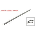 thumbnail image 4 of 1mmx10mmx300mm Manganese Steel Extension Tension Spring Black, 4 of 5