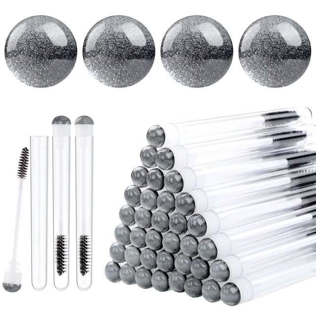Brochas desechables para rímel Dming Lash Wand, paquete de 50 con tubo