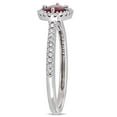 thumbnail image 3 of Everly Women's Ruby 14K White Gold Engagement Ring, 3 of 7