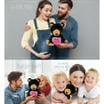 thumbnail image 4 of DolliBu Happy Mother's Day Super Soft Plush Black Bear - Cute Stuffed Animal Present With Pink Heart Message for Best Mommy, Grandma, Wife, Daughter - Cute Wild Life Plush Toy Gift - 9 Inches, 4 of 6