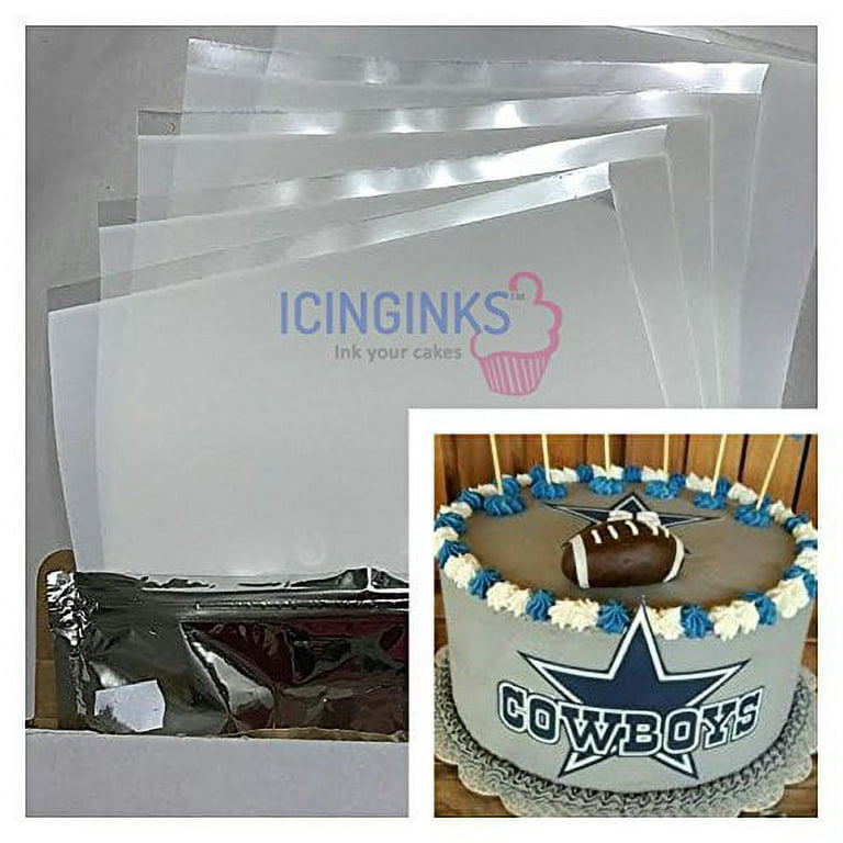 Blank Frosting Sheets 8.5” X11” - Icinginks Personalized Image Photo Cake  Edible Paper, Very White Icing Paper, Pack of 24