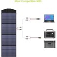 thumbnail image 3 of ALLPOWERS 200W Portable Solar Panel for Power Station, Folding Solar Generator Charger with Adjustable Kickstand, IP66 Waterproof for Camping, RV, Boat, Home, Off Grid, Power Outage, 3 of 11