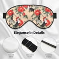 thumbnail image 3 of Uemuo Roosters And Peonies Flowers Pattern Sleep Eye Mask - Light Blocking Sleep Mask Blocking Out Light Perfectly, Soft and Comfortable Night Eye Mask, Eye Blinder, 3 of 7