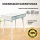 thumbnail image 4 of Mesa de Noche FRATELLO MUEBLES con Espejo 1 Cajon Espacioso Terciopelo Vidrio Patas antiderrapantes, 4 of 8