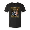 thumbnail image 2 of Wild Bobby, Remember Your First Soft Tail Bike Hot Babe Cars and Trucks Mens Premium Tri Blend T-Shirt, Vintage Black, Large, 2 of 3