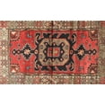 thumbnail image 1 of Ahgly Company Indoor Rectangle Traditional Orange Brown Persian Area Rugs, 7' x 9', 1 of 6