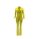thumbnail image 5 of SAYOO Office Lady Traje de 2 piezas Slim Fit Color sólido Mujeres Blazer y conjunto de pantalones de trabajo para ropa casual Fiesta de negocios SAYOO  Moda, 5 of 8