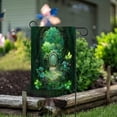 thumbnail image 4 of Fantasy Beautiful Landscape Magic Portal Mystic Fairy Tale Forest Butterfly Flowers Garden Yard Flag 12"x 18" Double Sided Polyester Welcome House Flag for Patio Lawn Outdoor Home Decor, 4 of 6