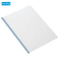 thumbnail image 3 of Uxcell Clear Report Covers with Sliding Bars, 10 Pcs 8mm Slide-Grip Resume Covers 50 Sheets Capacity, Blue, 3 of 6