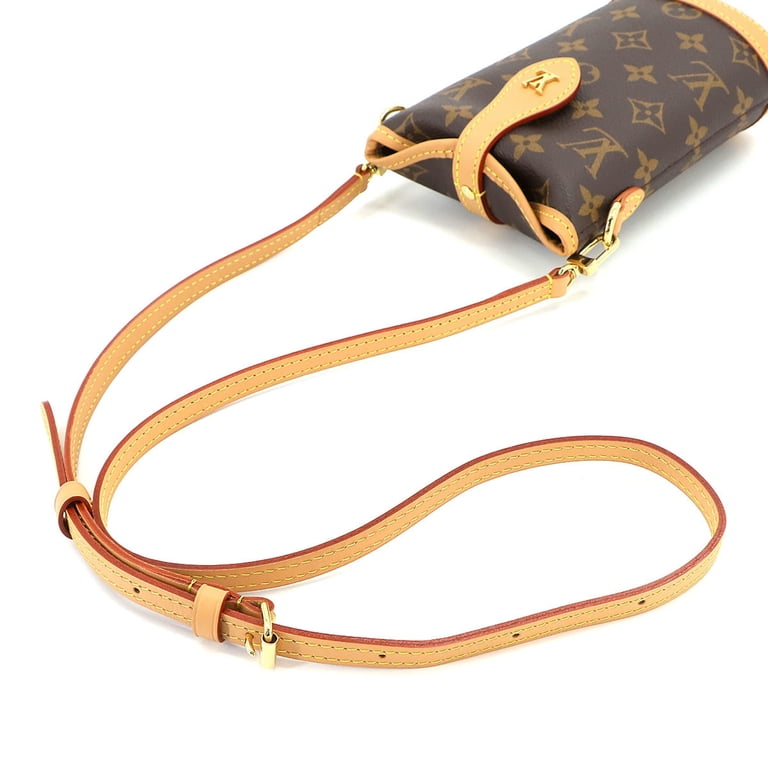 Pre-Owned LOUIS VUITTON Monogram Fold Me Pouch Shoulder Bag Brown 
