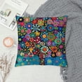 thumbnail image 2 of Orinice Throw Pillow Covers Patterns Strips Mexican Style Tree Flower Floral Pillowslip Square Sofa Cute  Cushion Cases Pillowcases White, 2 of 5