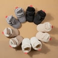 thumbnail image 3 of HsdsBebe Baby Girls Boys 2 Pairs Cotton Boots Newborn Winter Cozy Fleece Booties Infant Socks Shoes For 0-18 Months, 3 of 5