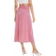 thumbnail image 2 of Women's Polka Dot A-Line Button Side Split Midi Knee Length Skirt Rosado sandía M Rosado sandía M Xishao ropa, 2 of 2