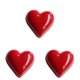 thumbnail image 2 of 30 piezas de pegatinas magnéticas de corazón en 3D encantadoras, imanes de resina para el refrigerador, pegatinas para tablero, juguetes para niños (rojo), 2 of 3