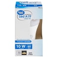 thumbnail image 1 of Foco LED Tipo A19 Great Value Luz Blanca 10 W, 1 of 5