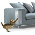 thumbnail image 4 of Transparent Vinyl Furniture Scratch Guards for Cats - XL Size 4-Pack (20*45cm) - Protect Sofas from Cat Scratches, Easy to Install & Remove, Invisible Design Blends with Furniture, Gift Box Packaging, 4 of 6