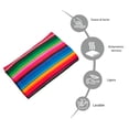thumbnail image 4 of Cobija Manta Frazada de Diseño de Sarape Juana Gallo, 4 of 5