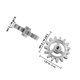 thumbnail image 2 of WEAVILUX 2Ud Gear Para Bbq De Metal Con Motor Eléctrico Y Accesorios Para Barbacoa, 2 of 8