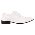 thumbnail image 5 of LIBERTYZENO Mens Oxford Formal Dress Shoes For Adult Male, White, 5 of 8
