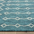 thumbnail image 2 of LR Home Victoria 5' x 8' Blue/Gray Lattice Indoor/Outdoor Area Rug, 2 of 5