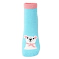 thumbnail image 4 of Girls Micro Cozy Character Socks, 3 Pack, Soft Plush Whimsical Pattern Socks, LT PINK, M/L, 4 of 17