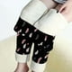 thumbnail image 5 of Gibobby pantalones cargo mujer Capris de longitud completa térmica con estampado de cintura alta elástica informal de invierno para mujer（Gris， L), 5 of 5