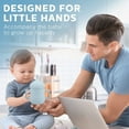 thumbnail image 4 of Silicone Sippy Cup with Soft Spout, Spill Proof Lid, Anti-Slip Handles for Babies and Toddlers-style 2, 4 of 5