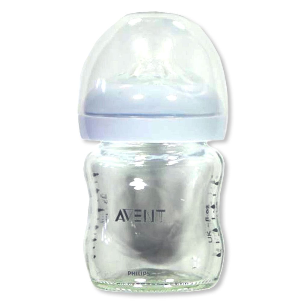 Philips Avent Natural Glass Bottle, 1 Count, 4 Ounce