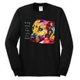 thumbnail image 2 of Wild Bobby Dean Russo A Dog Wags Its Tail With Its Heart Gratitude Pitbull Dog Lover Men Long Sleeve Shirt, Black, Small, 2 of 5