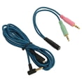 thumbnail image 1 of Cable de repuesto para auriculares, cable para auriculares, conector acodado, cable para auriculares, cable para auriculares construido para durar, 1 of 8