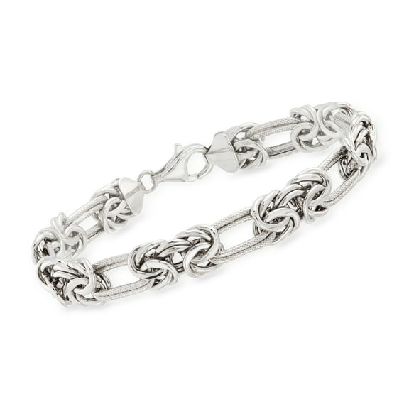 Ross-Simons Sterling Silver Byzantine Double-Link Bracelet, Women's, Adult