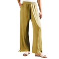 thumbnail image 6 of Jxximdong Pants for Womens Cotton Casual Loose Pants Comfy Work Pants With Pockets Elastic High Waist Paper Bag Drawstring Pants Yellow XL Trousers, 6 of 6
