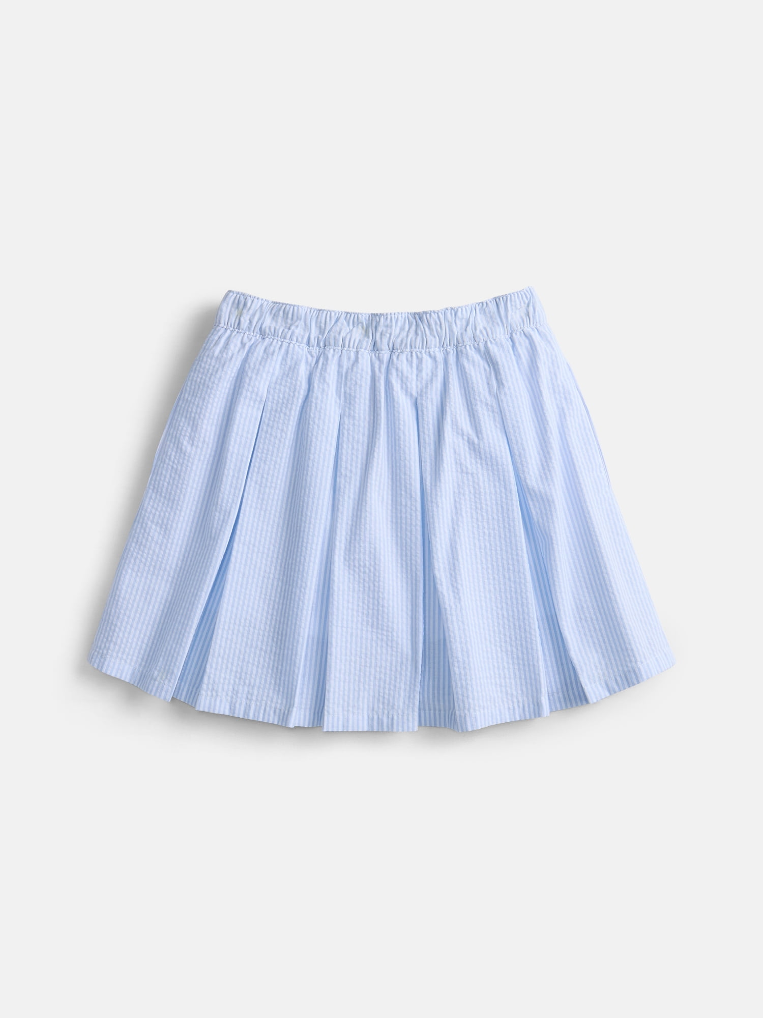 Weekend Academy Striped Button Front Pleated Skort, Sizes 4-18