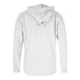 thumbnail image 4 of XIAONU Womens Hoodies Waffle Stitch Solid Color Sweatshirt Pleasure Long-Sleeve Drawstring Hooded Pullover Sweatshirt, 4 of 6