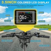 MOONCOOL TK Pro Foldable Electric Tricycle, 1500W Motor 48V 20Ah Battery, 20 Fat Tire Three Wheel 6-Speed Electric Mountain Bicycle for Adults
