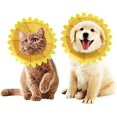 thumbnail image 5 of Dww-collerettes Pour Chiens Jaune(m) Chat Anti-morsure Protection Ajustable Collier De Rcupration Comfy Cone Pour Chiens Et Chat Avec Adorable Motif D, 5 of 5