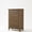 Brown, variant on Modern 5 Drawer Vintage Wooden Dresser Chest, 48 Inch Tall Storage Cabinet with Gold Metal Handles and Sturdy Legs for Bedroom Living Room Hallway Entryway Home Office - Black