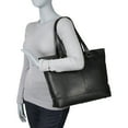 thumbnail image 4 of Le Donne Leather 16" Laptop Business Tote LD-2018, 4 of 4